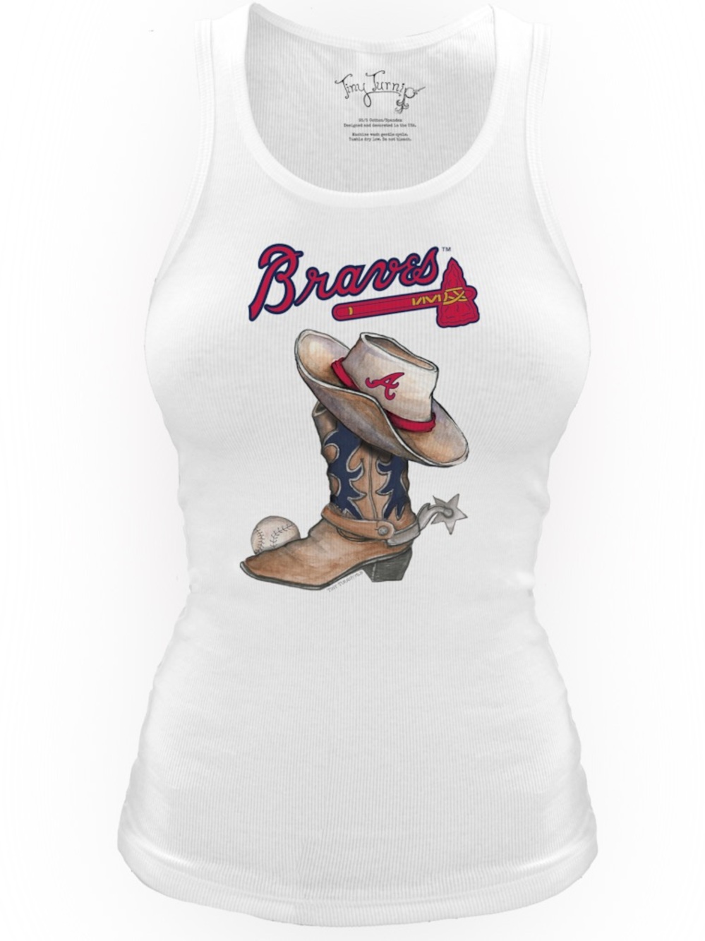 🍑 ATLANTA BRAVES TINY TURNIP COWBOY TANK TOP ⚾️